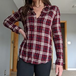 Flannel tunic